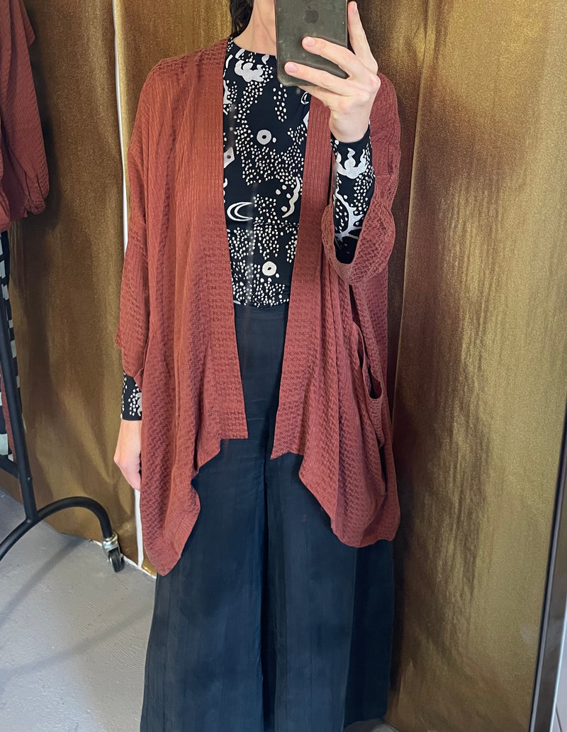 Kimono Cardigan Rust